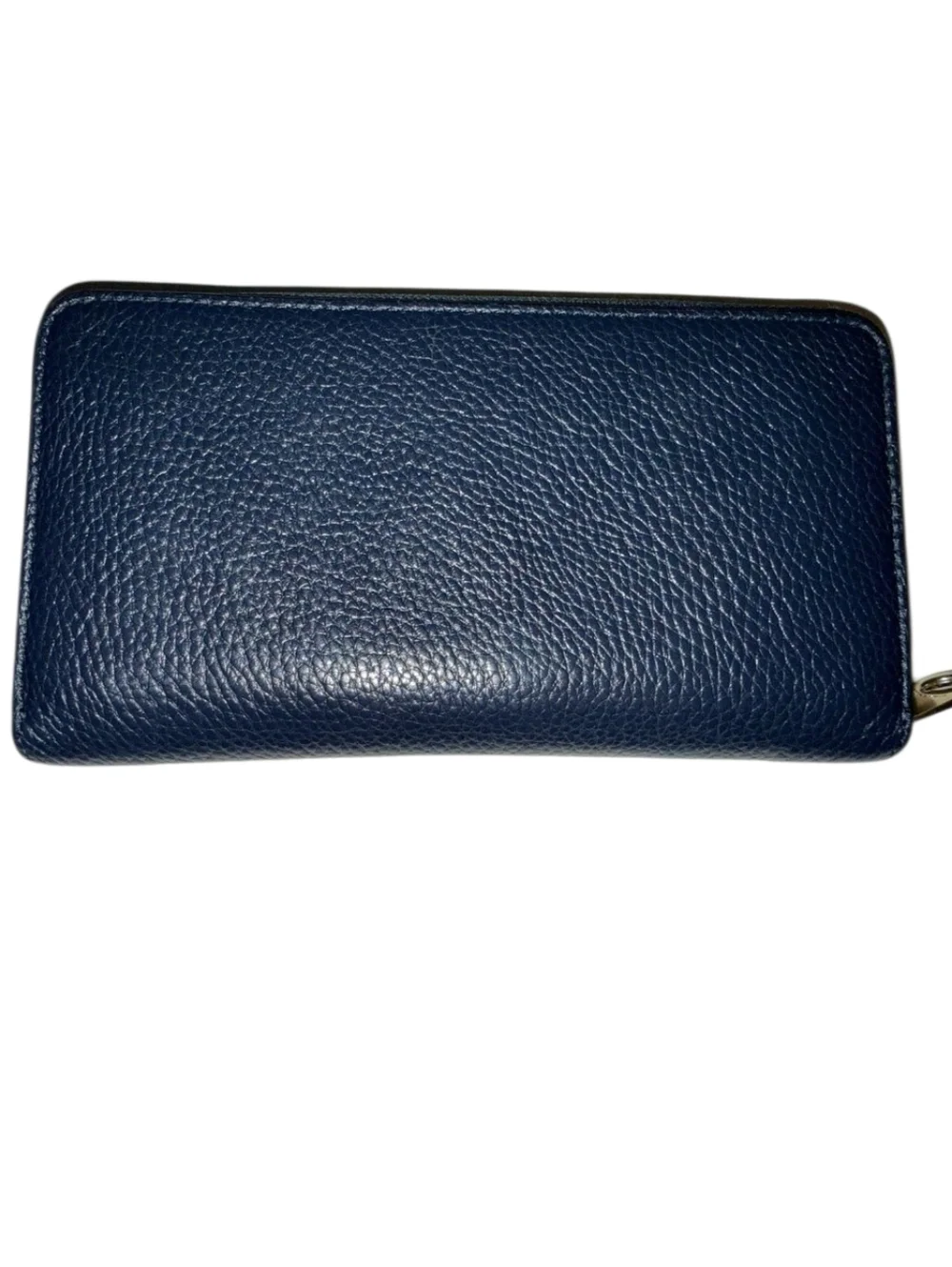 COACH Zip Around Wallet Midnight Bkue - Picture 2 of 5